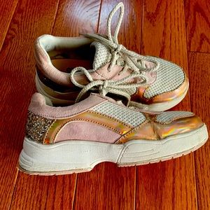 Girls lace up sneakers size 13
